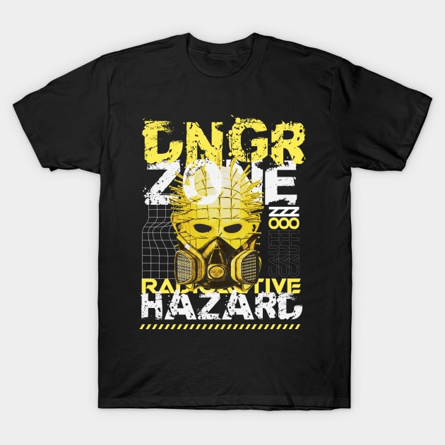 Danger Zone Radioactive Hazard Hellraiser T-Shirt by RadioaktivShop